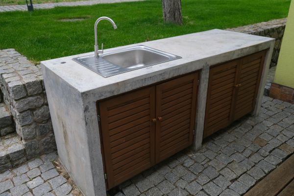 Exterior Cabinet Installation in Missouri City