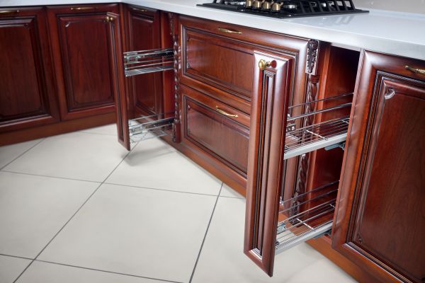 Cherry Cabinet Refacing in Missouri City