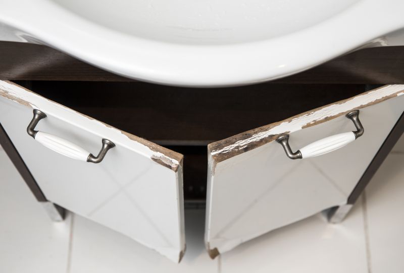 Refinished Bathroom Cabinets