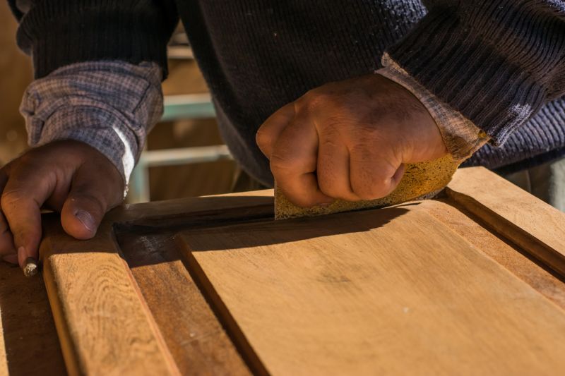 Cabinet Refinishing Process
